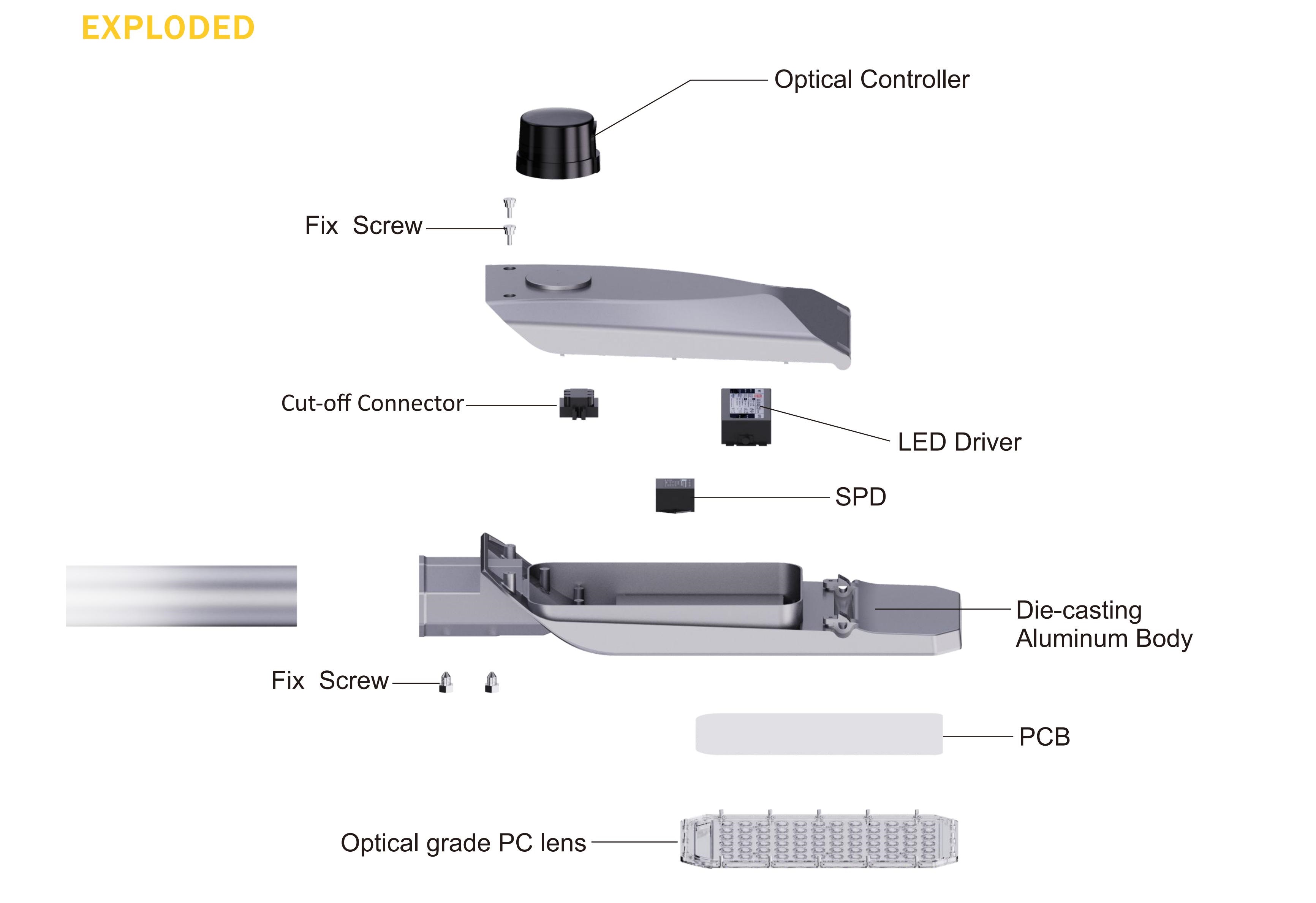 AGSL16 LED gatvės apšvietimo specifikacija-2024.0528_02 – 副本